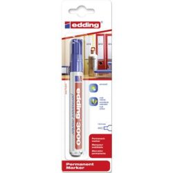EDDING Permanent Marker 3000 1.5-3mm 3000-3 blau, wasserfest
