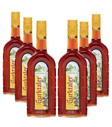 6 x Gurktaler Alpenkräuter Likör / 27 % Vol. / 6 x 0,7 Liter-Flasche