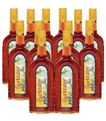 12 x Gurktaler Alpenkräuter Likör / 27 % Vol. / 12 x 0,7 Liter-Flasche