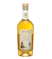 Pisoni Grappa Trentina Gewürztraminer Barricata / 45 % Vol. / 0,7 Liter-Flasche
