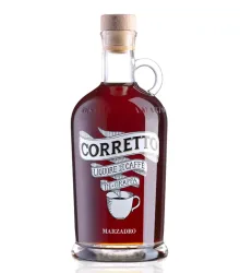 Marzadro Corretto Kaffeelikör mit Grappa / 35 % Vol. / 0,5 Liter-Flasche
