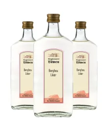 3 x Löwen: Bergwiesen Likör / 22 % Vol. / 3 x 0,5 Liter-Flaschen