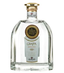 Marcati Grappa Moscato „Il Bacio delle Muse“ / 40 % Vol. / 0,7 Liter-Flasche