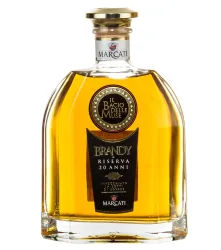 Marcati Brandy 20 Jahre „Il Bacio delle Muse“ / 40 % Vol. / 0,7 Liter-Flasche