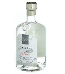 Guglhof: Schlehen Brand - Jahrgangsbrand / 43% Vol. / 0,7 Liter - Flasche