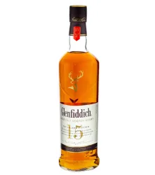 Glenfiddich 15 Jahre Single Malt Scotch Whisky Solera Reserve / 40 % vol / 0,7 Liter-Flasche in GP