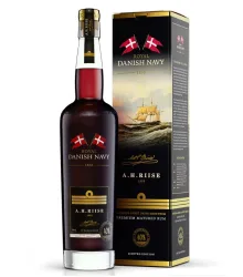 A.H. Riise Royal Danish Navy Spirit Drink (Rum-Basis) / 40 % Vol. / 0,7 Liter-Flasche in Geschenkkarton