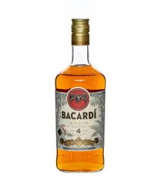 Bacardi Añejo Cuatro Aged 4 Years Gold Rum / 40 % Vol. / 0,7 Liter-Flasche