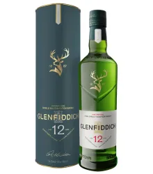 Glenfiddich 12 Jahre Single Malt Scotch Whisky / 40 % vol / 0,7 Liter-Flasche in Geschenkbox