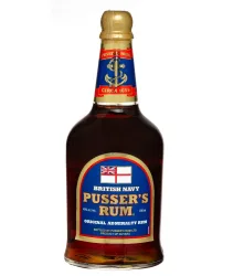 Pusser's British Navy Rum Original Admirality Blue Label / 40 % Vol. / 0,7 Liter-Flasche
