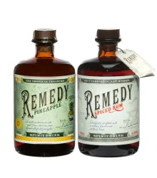 Remedy Set mit Spiced & Pineapple / 40 – 41,5 % Vol. / 2 x 0,7 Liter-Flasche