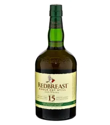Redbreast 15 Years Old Single Pot Still Irish Whiskey / 46 % Vol. / 0,7 Liter-Flasche in Geschenkkarton