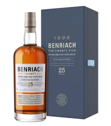 Benriach 25 The Twenty Five Speyside Single Malt Scotch Whisky / 46,8 % Vol. / 0,7 Liter-Flasche in Geschenkbox