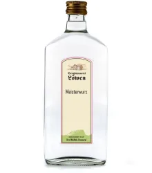 Löwen: Meisterwurz Kräuter-Schnaps / 42% Vol. / 0,5 Liter - Flasche