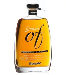 Bonollo: Grappa of Amarone Barrique / 42 % Vol. / 0,7 Liter-Flasche in Geschenkkarton