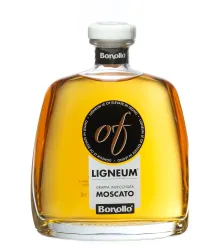 Bonollo: Grappa of Ligneum Invecchiata Moscato / 42 % Vol. / 0,7 Liter-Flasche in Geschenkkarton