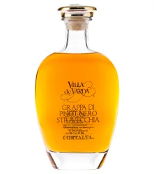 Villa de Varda Grappa Pinot Nero Stravecchia-Cortalta / 40 % Vol. / 0,7 L in Mahagoniholz-Kästchen