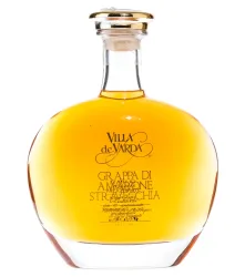 Villa de Varda Grappa Amarone Stravecchia Alta Selezione / 40 % / 0,7 L Flasche in Mahagoniholzbox