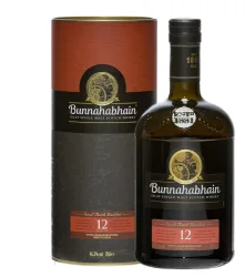Bunnahabhain 12 Jahre Islay Single Malt Scotch Whisky / 46,3 % Vol. / 0,7 Liter-Flasche in Geschenkdose