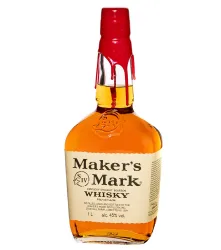 Maker's Mark Kentucky Straight Bourbon Whisky / 45 % vol / 1,0 Liter-Flasche