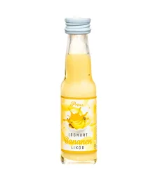 Prinz Joghurt-Bananen Likör Miniatur / 15 % Vol. / 0,02 Liter-Flasche