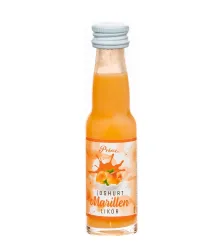 Prinz Joghurt-Marillen Likör Miniatur / 15 % Vol. / 0,02 Liter-Flasche