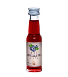 Prinz: Wild-Heidelbeer Likör / 16 % Vol. / 0,02 Liter - Flasche