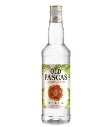 Old Pascas Caribbean White Rum / 37,5 % Vol. / 0,7 Liter-Flasche