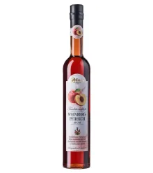 Prinz: Weinberg-Pfirsich-Likör Traditionslikör / 18 % Vol. / 0,5 Liter-Flasche