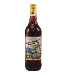 Prinz Alpenthaler Kräuterlikör mit echten Bergheublumen / 20,5 % Vol. / 1,0 Liter-Flasche