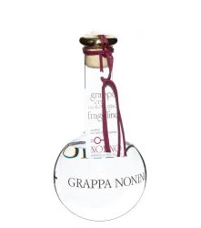 Grappa Nonino: Cru Fragolino Grappa Monovitigno / 45 % vol. / 0,5 Liter-Flasche im Geschenk-Karton