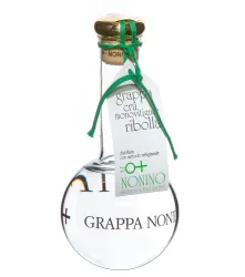 Grappa Nonino: Cru Ribolla Grappa Monovitigno / 45 % vol. / 0,5 Liter-Flasche im Geschenk-Karton