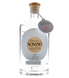 Nonino Grappa Moscato Monovitigno: sortenreiner Grappa aus Muskateller / 41% Vol., 0,7 Liter-Flasche