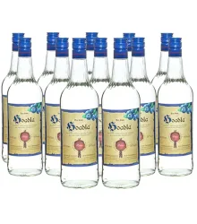 12 x Prinz Hoadla - fruchtig milder Heidelbeer-Schnaps / 34 % vol / 12 x 1,0 Liter-Flasche