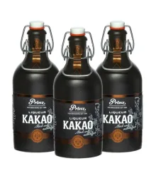 3 x Prinz Nobilant Kakao Liqueur / 37,7 % Vol. / 3 x 0,5 Liter-Flasche