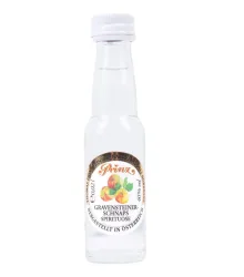 Prinz: Gravensteiner Schnaps Miniatur / 40 % Vol. / 0,02 Liter-Flasche