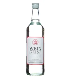 Alm Mand'l Weingeist reiner Alkohol / 96 % Vol. / 1,0 Liter-Flasche