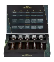 Ron Centenario Tasting Set Rum-Probierset / 40 % Vol. / 5 x 0,05 Liter in Geschenkbox