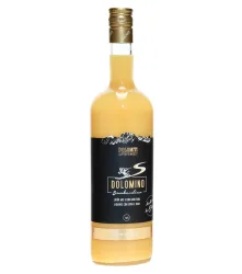 Dolomiti: Dolomino Bombardino Eierlikör mit Rum / 16 % Vol. / 1,0 Liter-Flasche