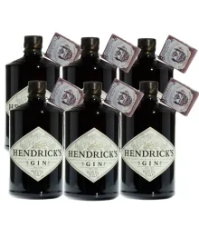 6 x Hendrick’s Gin Small Batch / 44 % vol. / 6 x 0,7 Liter-Flasche