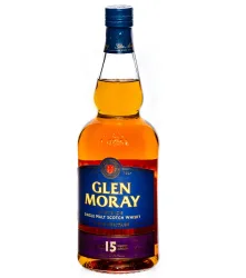 Glen Moray 15 Jahre Speyside Single Malt Scotch Whisky / 40 % Vol. / 0,7 Liter-Flasche in Geschenkbox