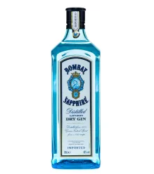Bombay Sapphire Gin 40 Distilled London Dry Gin / 40 % Vol. / 1,0 Liter-Flasche