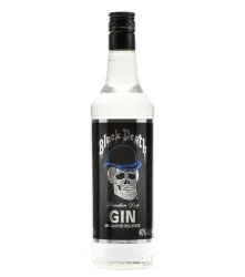 Black Death London Dry Gin - Kult-Gin / 40% vol. / 0,7 Liter-Flasche