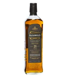 Bushmills 21 Jahre Single Malt Irish Whiskey Three Woods / 40 % Vol. / 0,7 L Flasche in Geschenkbox
