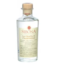 Sibona Grappa di Chardonnay / 40 % Vol. / 0,5 Liter-Flasche