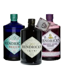 Hendrick's Gin-Set: Classic, Neptunia & Orbium / 43,3 & 44 % vol / 3 x 0,7 Liter-Flasche