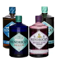 Hendrick's Editionen-Set: Flora Adora, Orbium, Lunar & Neptunia / 43,3 % vol. / 4 x 0,7 Liter-Flasche
