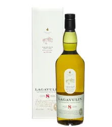 Lagavulin 8 Jahre Islay Single Malt Scotch Whisky / 48 % Vol. / 0,7 L Flasche in Geschenkschachtel