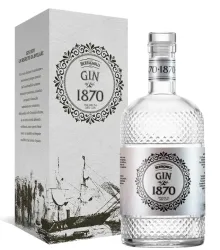 Bertagnolli Gin 1870 Premium Dry Gin / 40 % Vol. / 0,7 Liter-Flasche in Geschenkbox