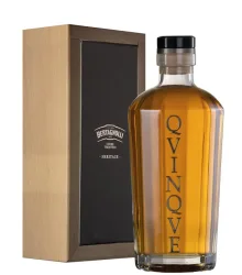 Bertagnolli QVINQVE Heritage Grappa Riserva Barrique 5 Jahre / 42 % Vol. / 0,7 Liter-Flasche in Holzbox
